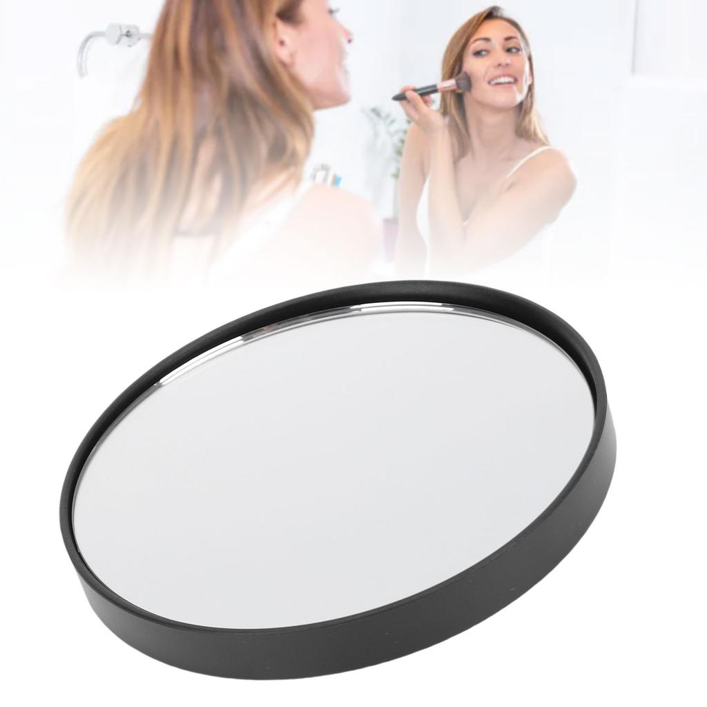 Зеркало с 20-кратным увеличением, Круглое дорожное зеркало для макияжа с высоким увеличением, на 2 присосках, 3,5 дюйма