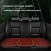 Summer Cool Bamboo Strip Car Seat Cushion: Naturally Breathable, Durable & Comfortable - Perfect for Vehicles, Home, or Office