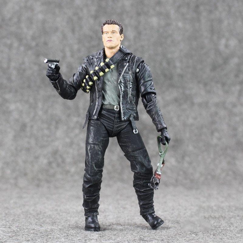 Neca 2 Terminator Judgment Day T800 Ultimate Deluxe Arnold 8" Action New Figure