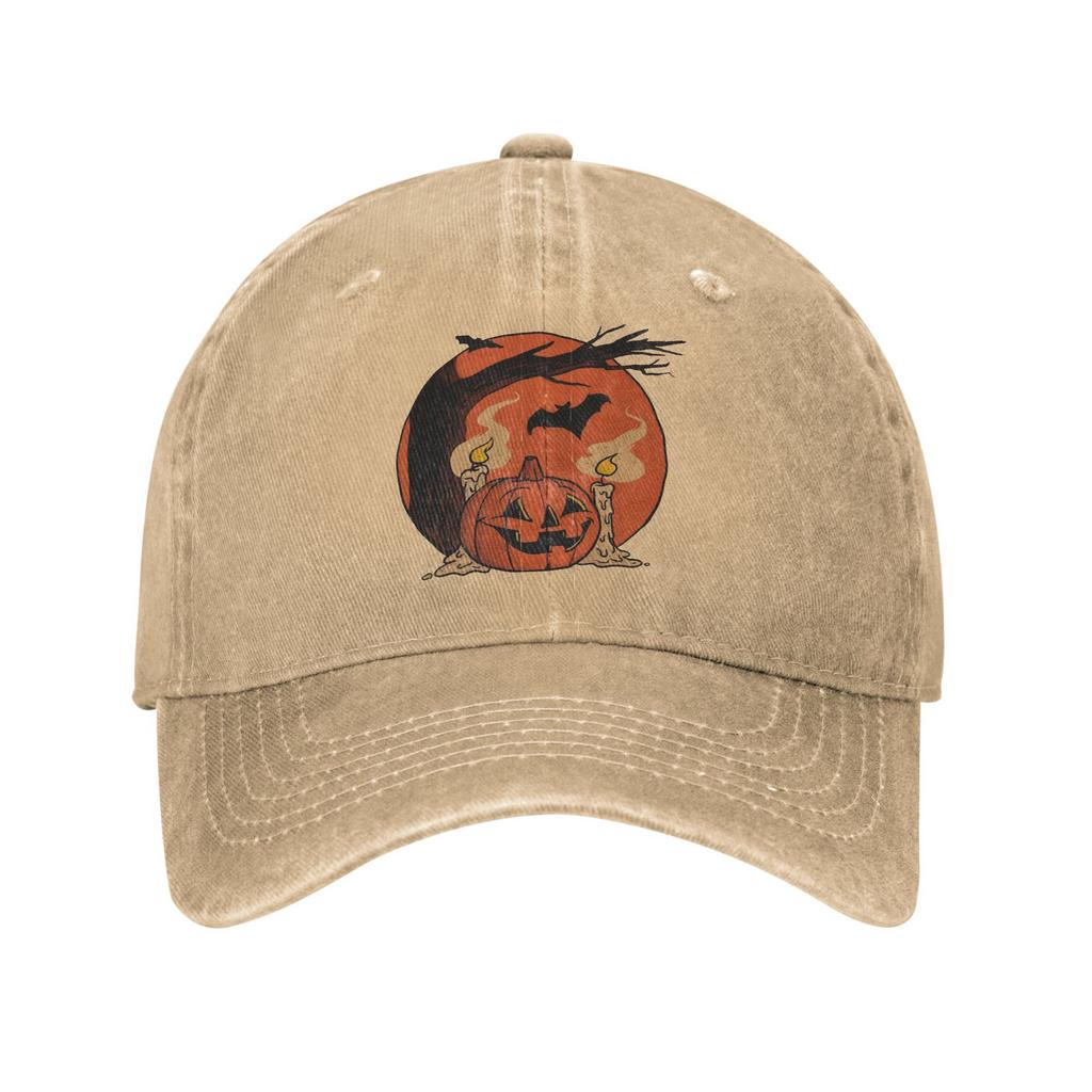 Halloween Pumpkin Casual Baseball Cap For Women Men Summer Outdoor Sport Trucker Hat Trendy Wholesale Baseball Caps