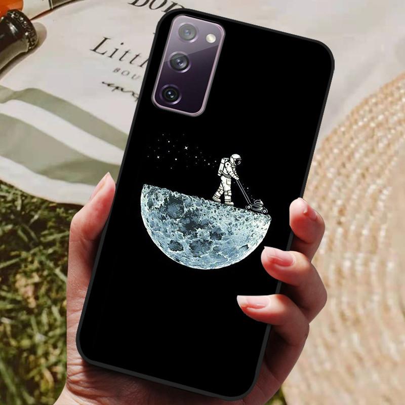 For Samsung Galaxy S20 FE S20FE Case Fashion Silicone Cover For Samsung S20 Fan Edition S20 Lite S 20 FE Phone Case Black Bumper