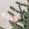 1PC Simulated Foam Feather Bird Christmas Decoration Pink Christmas Tree Pendant 3D Fake Craft Birds Christmas Decoration