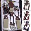 Adjustable Elastic Clip-On Suspenders Y-Shape Braces Belts