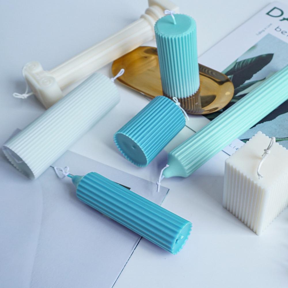 Формы для изготовления свечей Ледяной цветок тисненый Соевая колонна Домашний декор Восковая модель Форма для аромасвечи