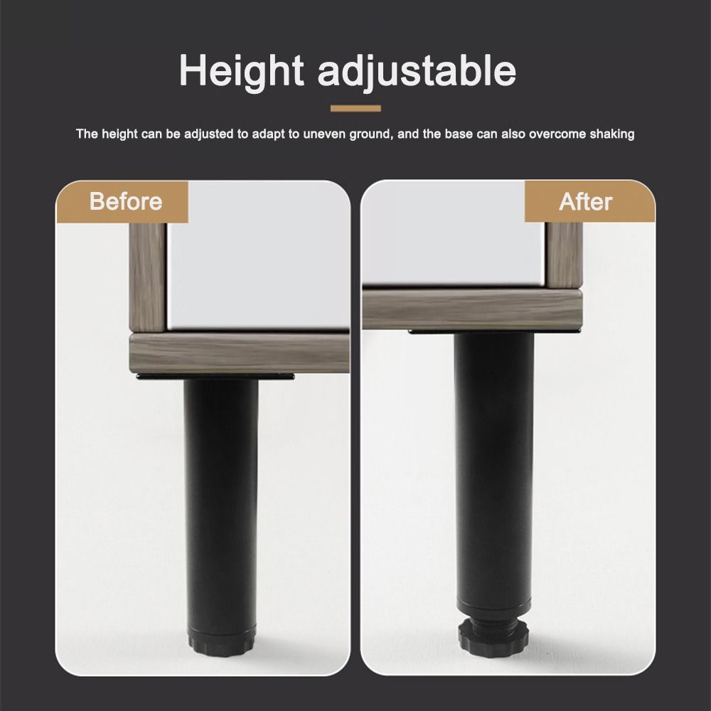 Replacement Cabinet Legs Adjustable Nightstand Storage Box Leg Furniture Accessories
