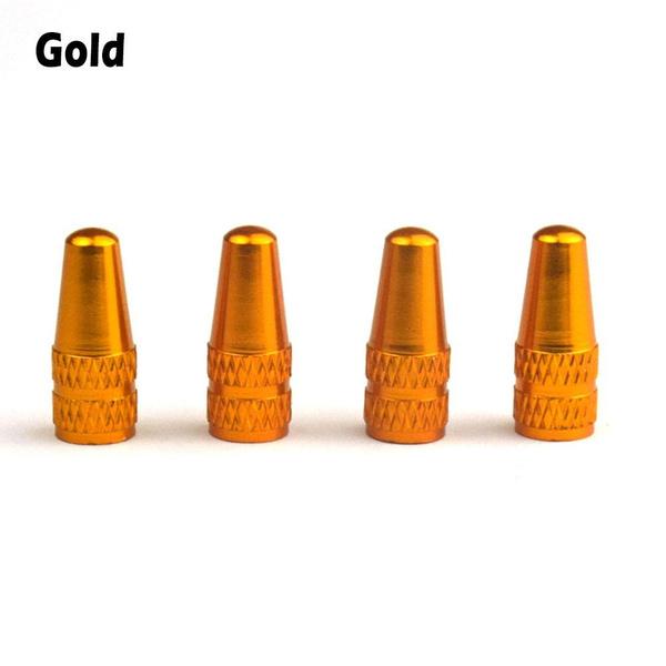 4 шт. колпачки для клапанов Presta для велосипеда, пылезащитный чехол, прочный алюминиевый сплав для горного велосипеда, аксессуары для велосипеда