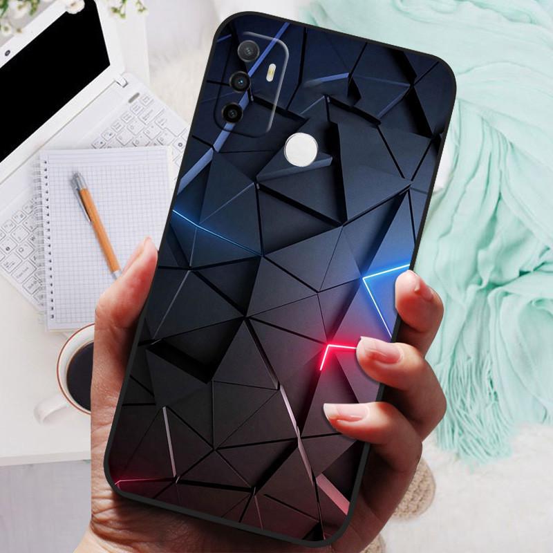 Чехол для OPPO A32 A53 A53S 2020, Чехол для телефона OPPO A15 A15S A35, Силиконовый мягкий задний чехол со львом и волком, Защитный чехол A53 2022