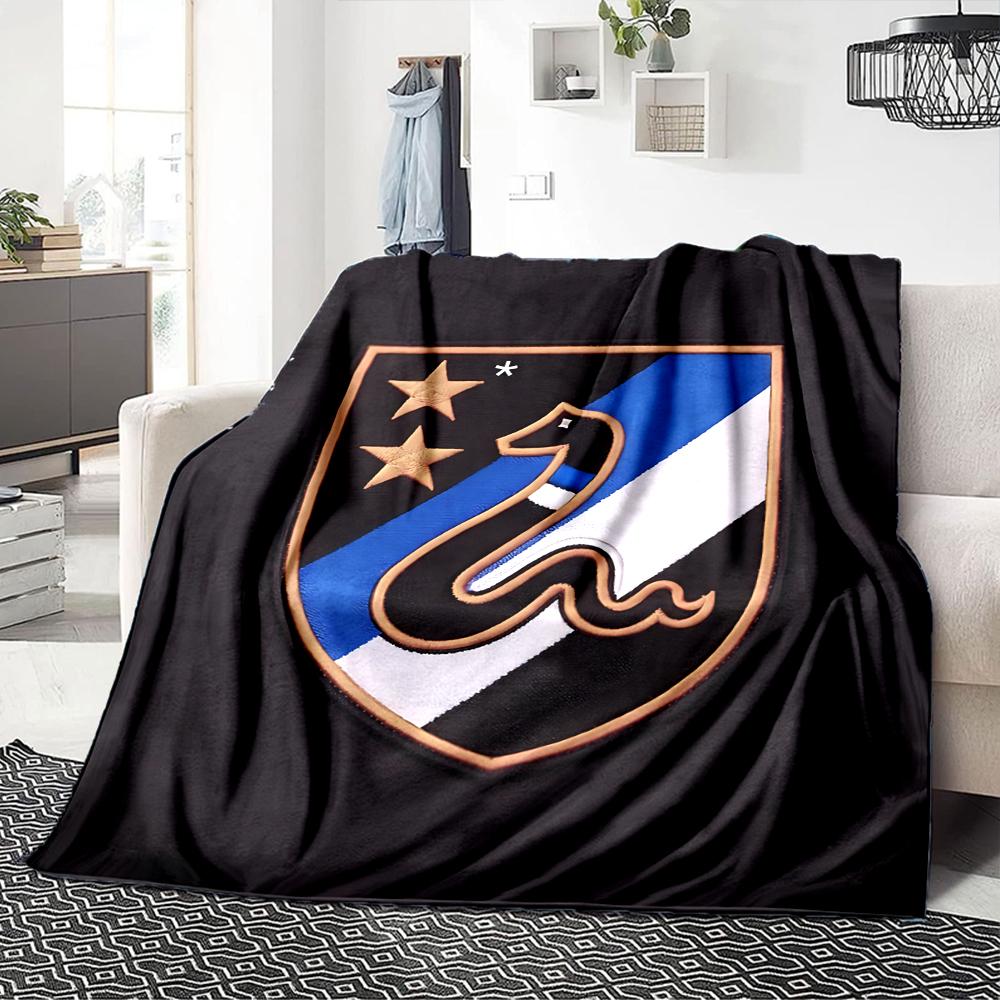 Inter Milan Emblem Blankets Flannel Printed Breathable Warm Throw Blanket for Home Office Bedspreads 0708a97