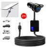 For Starlink Charger USB Type C Lighter Car Charger with Digital Voltmeter Waterproof Extension Car Accessories