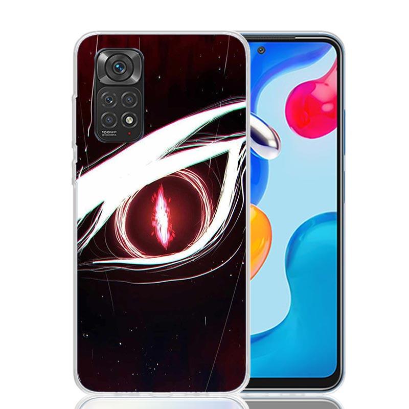 Чехол для телефона с пугающим лицом и глазами для Xiaomi Redmi Note 15 14 13 12S 12 Pro Plus 11S 11E 11 11T 10S 10 Арт Мягкий чехол с рисунком Redmi Not