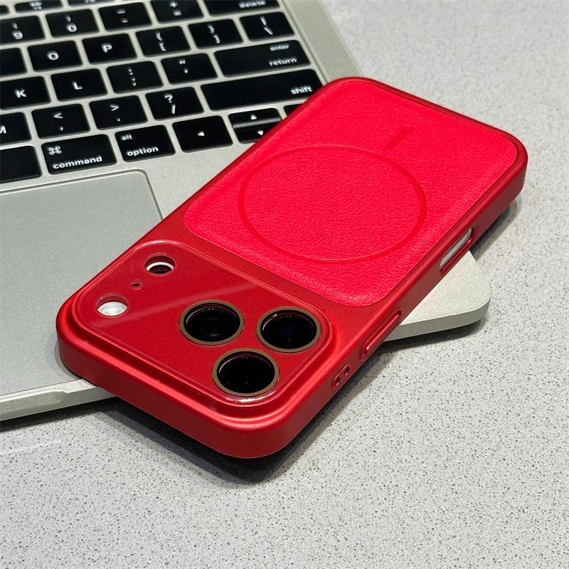 Магнитный стеклянный протектор для линз камеры для чехлов iPhone 14-17 Pro