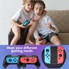 3 Pack Grips Compatible with Nintendo Switch & OLED Switch JoyCon, Ergonomic and Comfortable Switch OLED Controller Grip