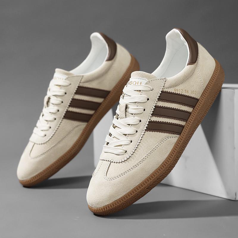 Новые мужские кроссовки Forrest Gump из замши и кожи в стиле ретро — удобная универсальная повседневная обувь