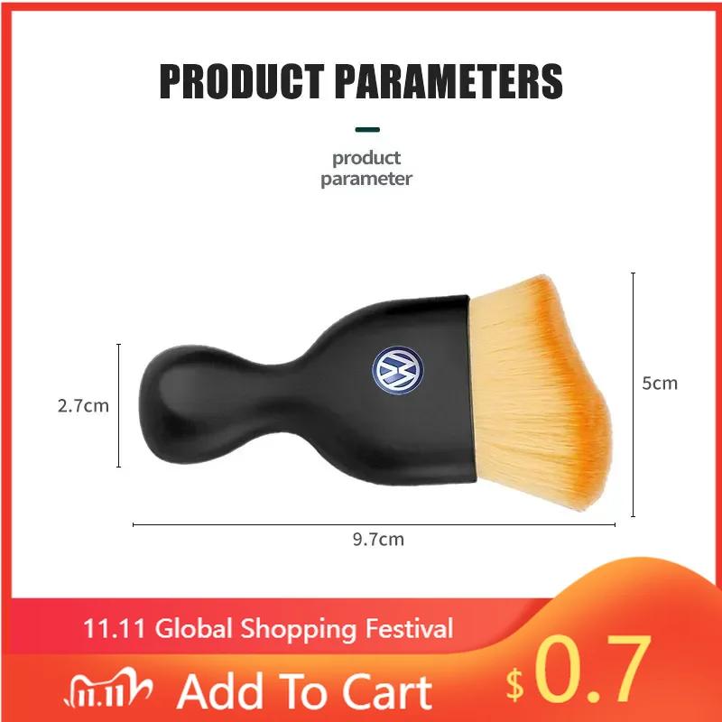 Для VW Нового Автомобиля Инструмент Мягкая Щетка для Очистки Салона Пылесборник Для Volkswagen Sagitar R Scirocco Teramont Beetle T-ROC GTI Lama