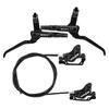 4-Piston Split Type Hydraulic Bicycle Brake Oil Tube, 850mm Front 1550mm Rear Oil Pipe Length, Mountain Bike Brakes Bicycle Accessories For Mountain