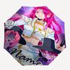 Personalized Name K-KPop Demon Hunters Print Umbrella - Automatic Open/Close, Eight-Rib Durable Frame, Automatic Folding Umbrella