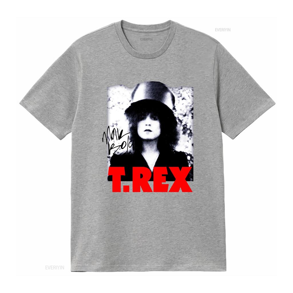 Винтажная хлопковая черная футболка Marc Bolan T Rex Band S 5XL DI104 винтажная Стирка Растянутая мода Унисекс уличная одежда Повседневная Мягкая