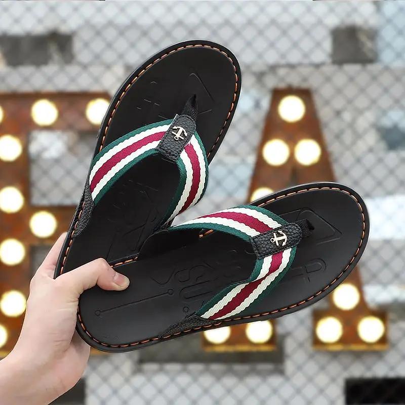 Тапочки для мужчин ПВХ плоские пляжные туфли оригинальный дизайнер роскошные повседневные низкая цена Mascullino удобные 2024 модные сандалии мужские