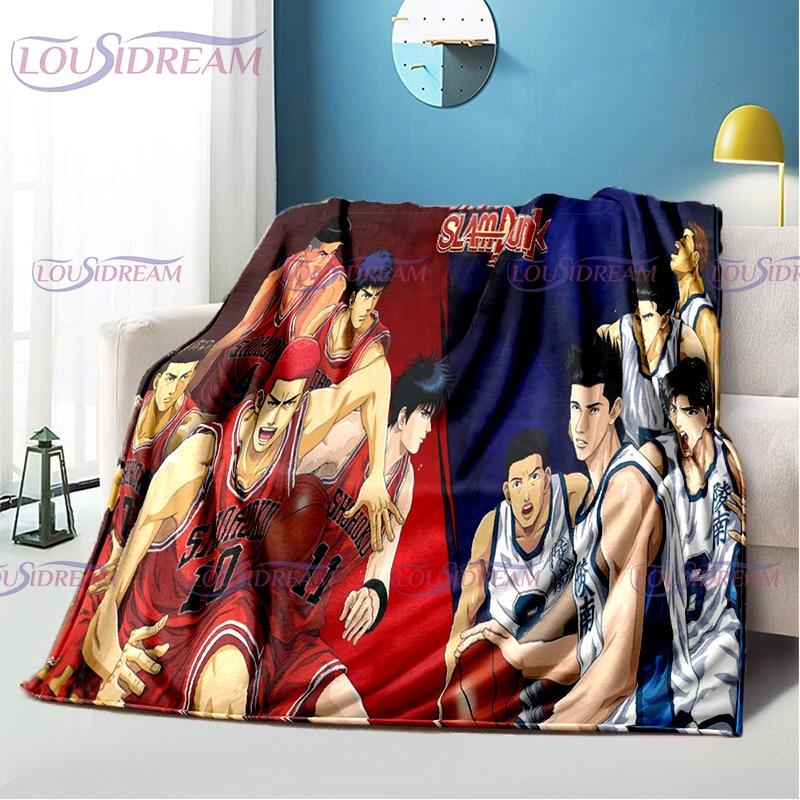 Одеяло с принтом SLAM DUNK японского аниме Sakuragi Hanamichi, ультрамягкие одеяла, легкие, удобные для кровати, дивана, дивана