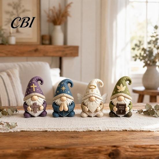 Nordic Elf Decoration Cozy Gnome DIY Patchwork Kit, Felt Creative Halloween Craft Set Sewing Art for Beginner Crafters, Home Decor Unique Handmade