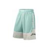 Li Ning Badfive Logo Print Basketball Shorts Men Shorts Lake-Gray-Blue AAPR207-5