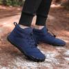 Thickened Waterproof Cotton Shoes Five Finger Snow Boots for Warmth and Comfort High Top Snow Shoes for Couples