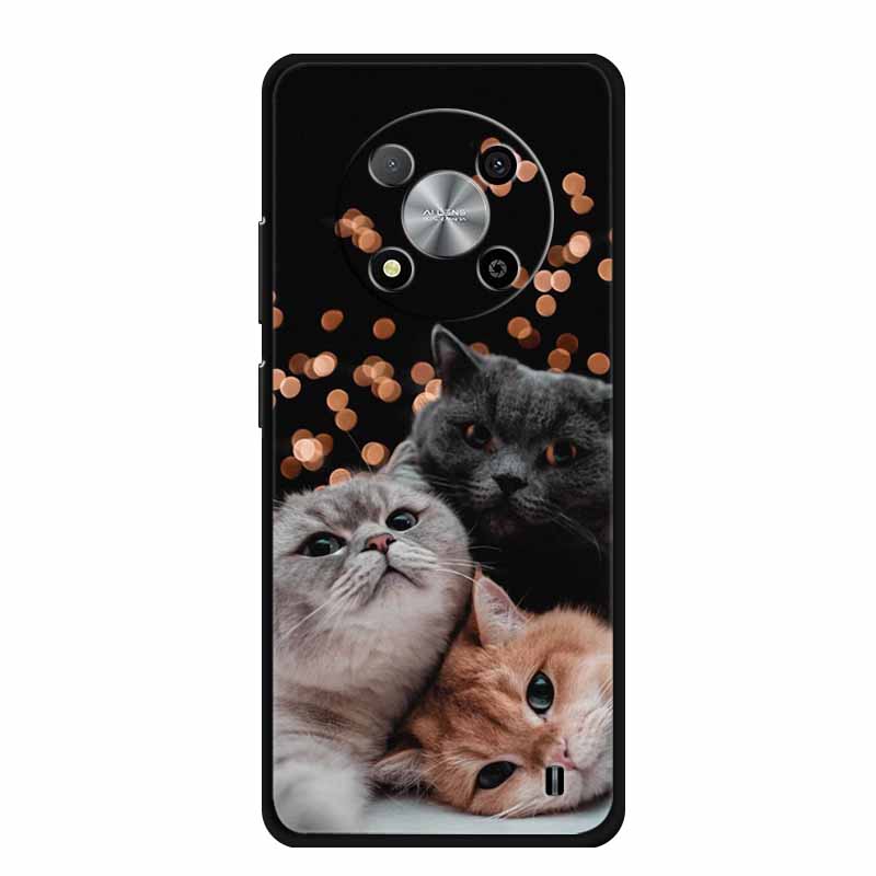 Чехол для ZTE Blade A73 5G Роскошный Мягкий Силикон ТПУ Чехол для Телефона Для ZTE Blade A73 5G 7160N Мультяшный Защитный Цветы Новый Fundas