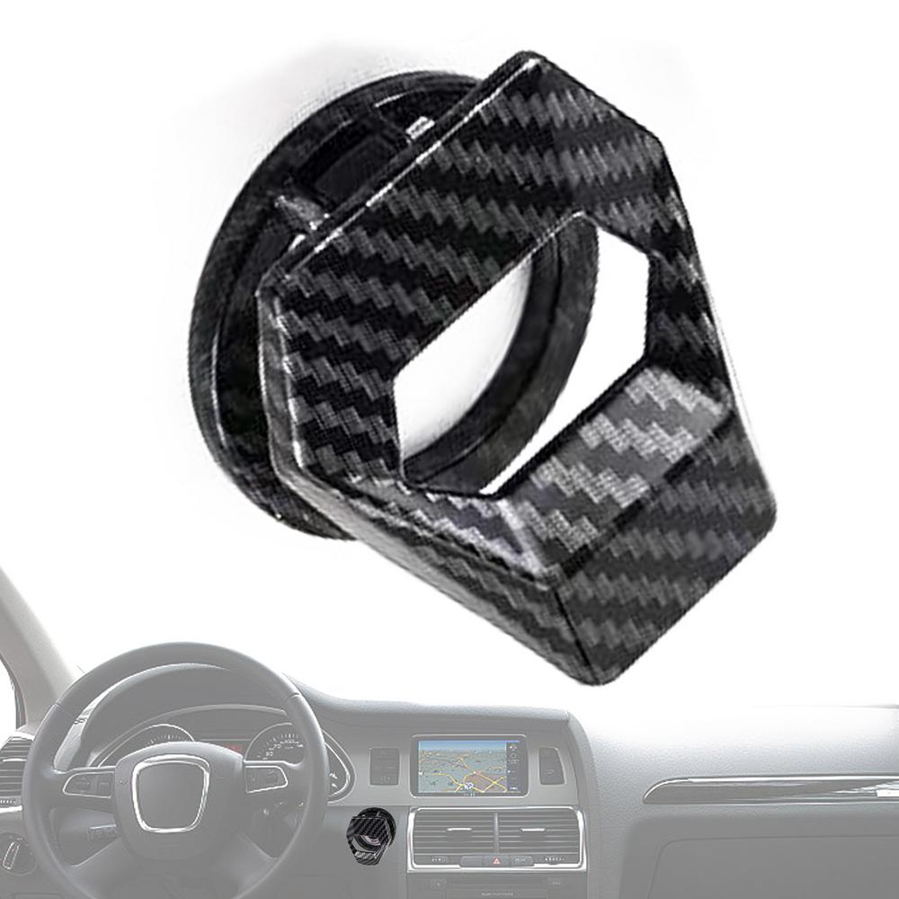 Car Start Button Cover Vehicle Interior Engine Ignition Protection A Button Start Stop Cover Vehicle Interior Anti-Scratch Metal