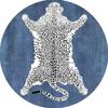 Современный стиль Декор спальни Круглый ковер Утолщенный плюшевый Прикроватный коврик для пола Пушистый мягкий ковер Ковры с леопардовым принтом для гостиной