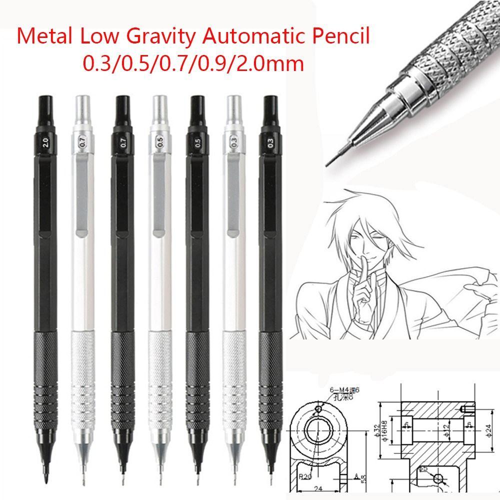 Metal Mechanical Pencil Stationery Propelling Pencil High Quality Sketch Pencil Students