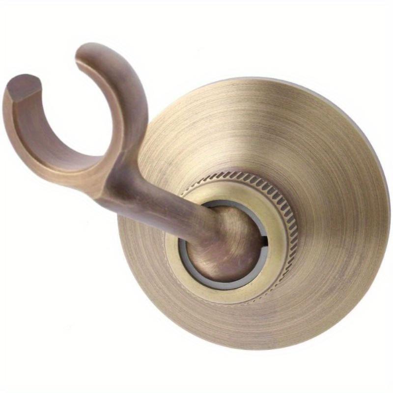 Винтажный латунный держатель для душевой лейки — регулируемый, стильный и простой в установке