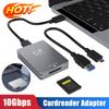 Кардридер CFexpress Type A с кабелем USB C на USB C/USB A Портативный считыватель CF Express Поддержка Android/Windows/Mac OS для зеркальных камер