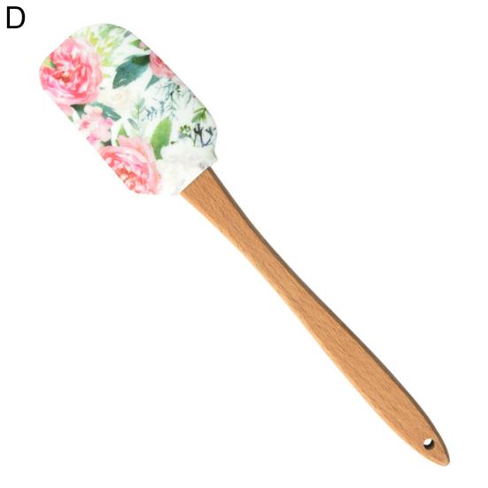 Скребок для торта, цветной, устойчивый к царапинам, силиконовый, портативный, десертный крем, лопатка, бытовые принадлежности