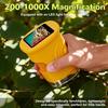 Portable Pocket Microscope 2 Inch IPS Screen Mini Microscope Kids Microscope  for Children