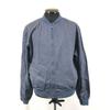 Zip-Up Blouson Outer Men M Navy Oversize(USED)