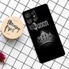 Чехол для пары Король Королева Влюбленные для Samsung Galaxy S21 S22 S23 S24 S25 Ultra S9 S10 S25 Plus S25 FE S20 FE Чехол для телефона
