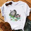 Summer Shirt Women Harajuku Kawaii Balloons Hedgehog T Shirt Femme White Casual Animal Print Camiseta Mujer Top Female T-Shirt