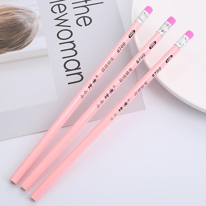 3 Piece HB Color Stationery School Office Supplies Gift Prize Kawaii Pencil