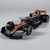1:24 McLaren MCL60 2023 №4 Ландо Норрис 2-е место Гран-при Великобритании F1 №81 Оскар Пиастри Металлический литой модель автомобиля Модный игрушка Коллекция Украшения