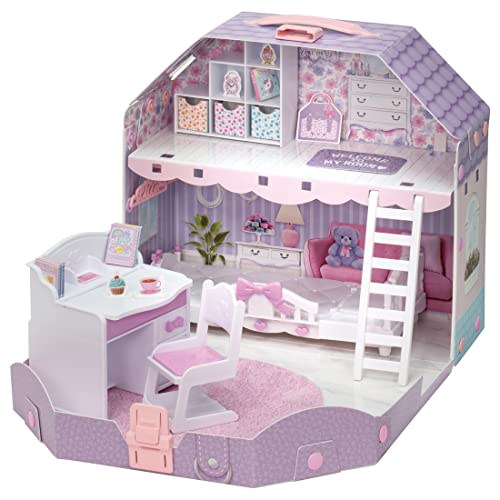 TAKARA TOMY Licca-chan with Loft! Dreamy Licca-chan's Room Dress-up Play Toy for Ages 3 and Up