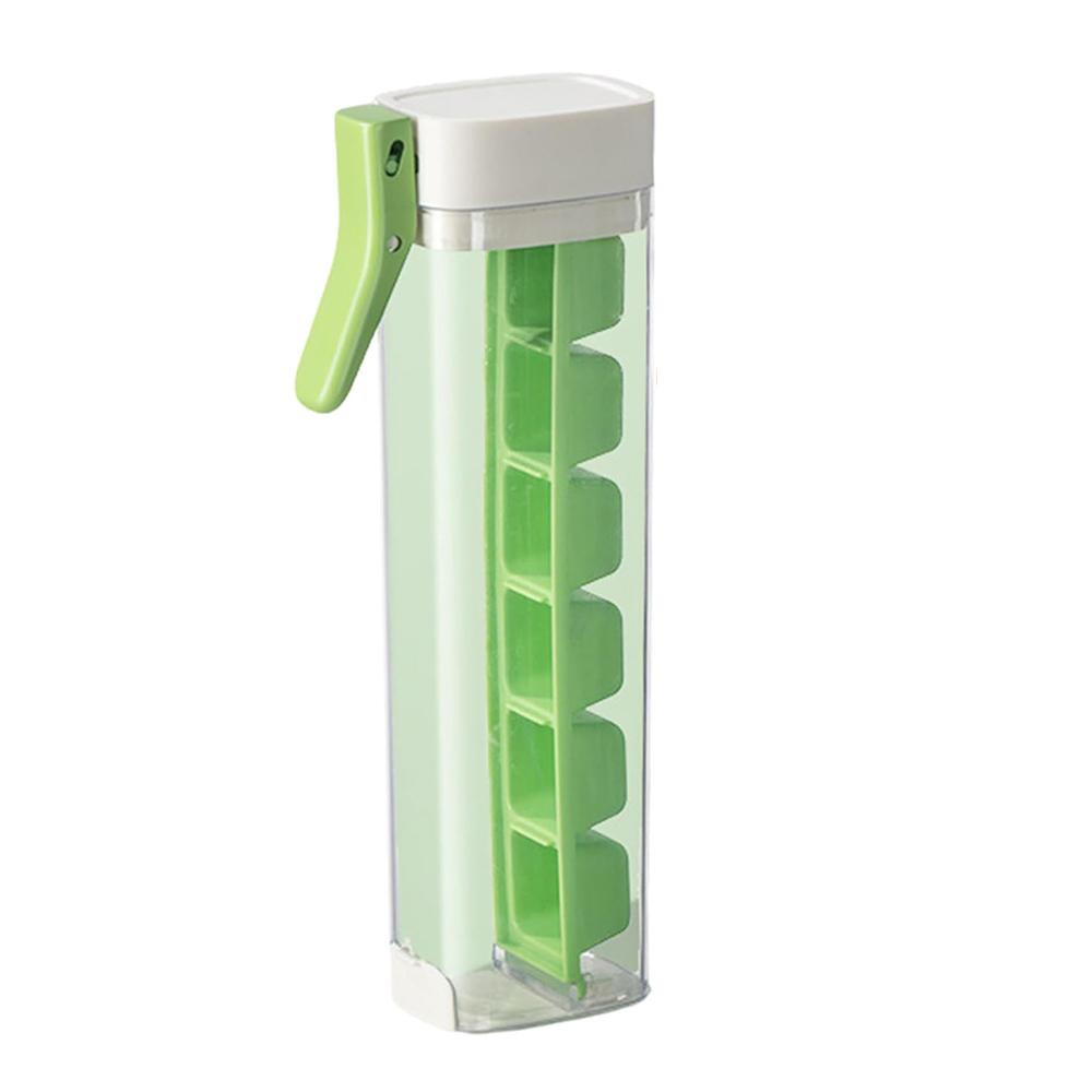 Ice Cube Mold with Hand Press Ice Maker 6-Grid Ice Cube Tray Cup Ice Tray for Refrigerator Ice Storage