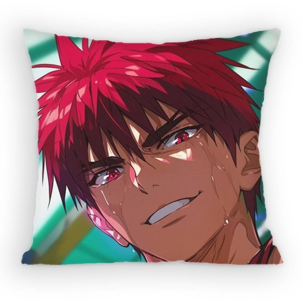 Comic Kuruko no BBaskets Pillow Case Antidustmite Pillowcase Invisible zipper silky short plush Sofa cushion cover