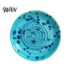 Pepper Grinder Ceramic Grater Bowl, Manual Ginger Garlic Mincer with Ink Splash Pattern, Splash-ink Pattern Grinding Plate for Wasabi Daikon,
