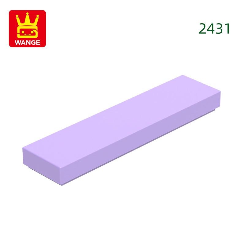 Нетоксичный 185 шт. 2431 1x4 Строительный блок Moc Крупные детали Совместимый с Кирпичиками Подходит для DIY Детские подарки Образовательные игрушки Коробка