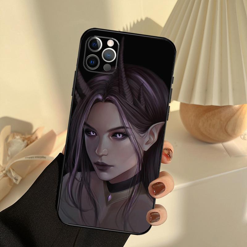 Чехол для телефона "Женщина-дьявол" для iPhone 16 14 13 12 11 15 17 Pro Max 13 mini 15 16 Plus 16e 17 Air Cover Funda