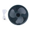 Выдвижной складной настольный вентилятор с зарядкой через USB, регулируемый на три уровня портативный вентилятор с регулировкой угла наклона на 180°