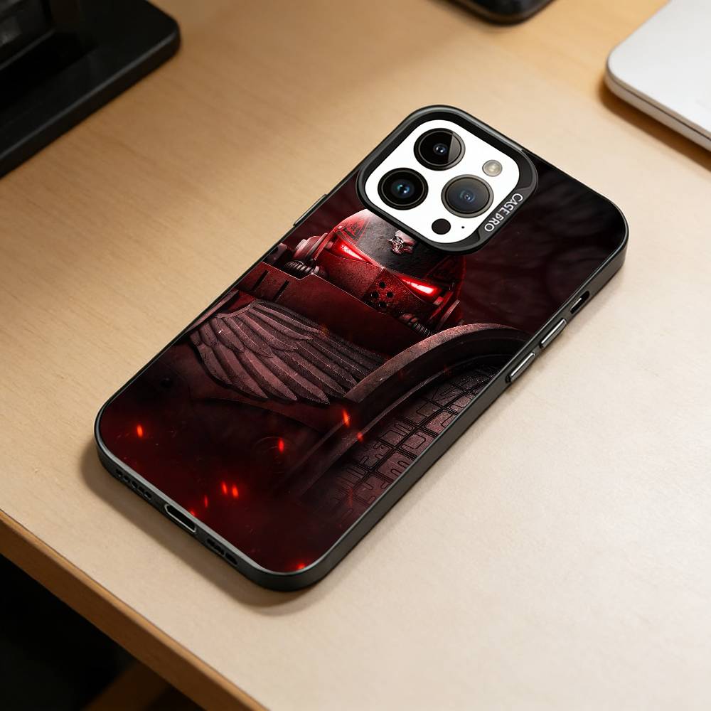 Чехол для телефона 40K Space Marine 2 для iPhone 17,16,15,14,13,12,11 Plus,Pro Max,XS, Цветной Серебряный Чехол для телефона Funda Cover