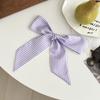 Purple Long Silk Scarf, New Polka Dot Scarf, Headscarf Tied Hair Band, Bag Tied Streamer, Decorative Small Scarf, Belt.