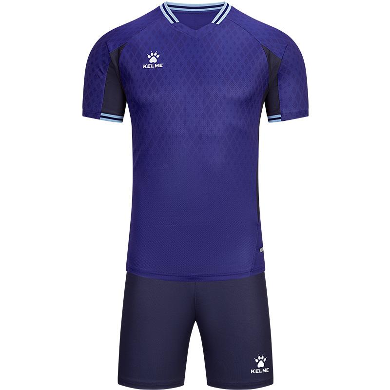 Футбольная форма Kelme Индивидуальная командная форма Официальный оригинальный комплект с принтом Мужская форма для матчей с коротким рукавом
