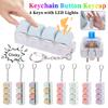 4 Keys Button Keycap Fidget Keychain Keyboard Key Toy Keyboard Clicker Toy Keyboard Cube Toy for Adult Gifts To Relief Pass Time